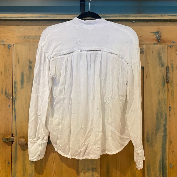 Free People Wishful Moments Tie Neck Top - Picture 6 of 6